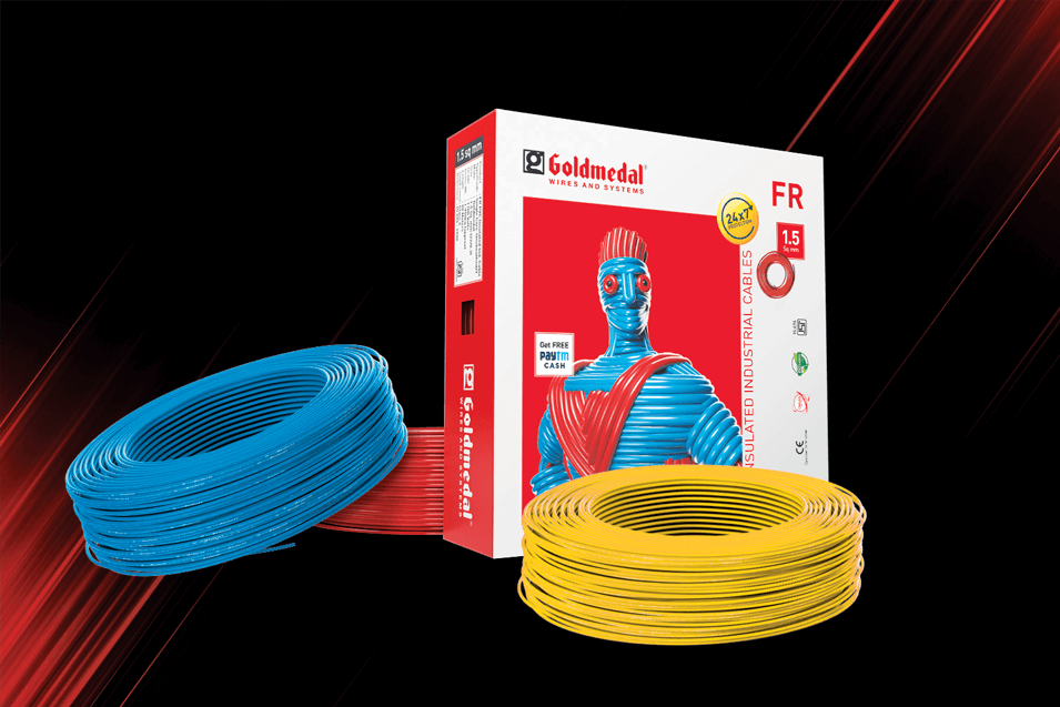 Packed wires and cables from Goldmedal Electricals